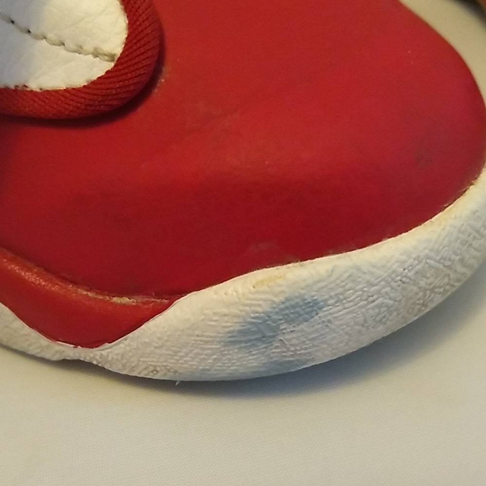 Nike Air Jordans Pro Strong Red White Sneakers 407486-604 Toddler Size 8c - Picture 8 of 8